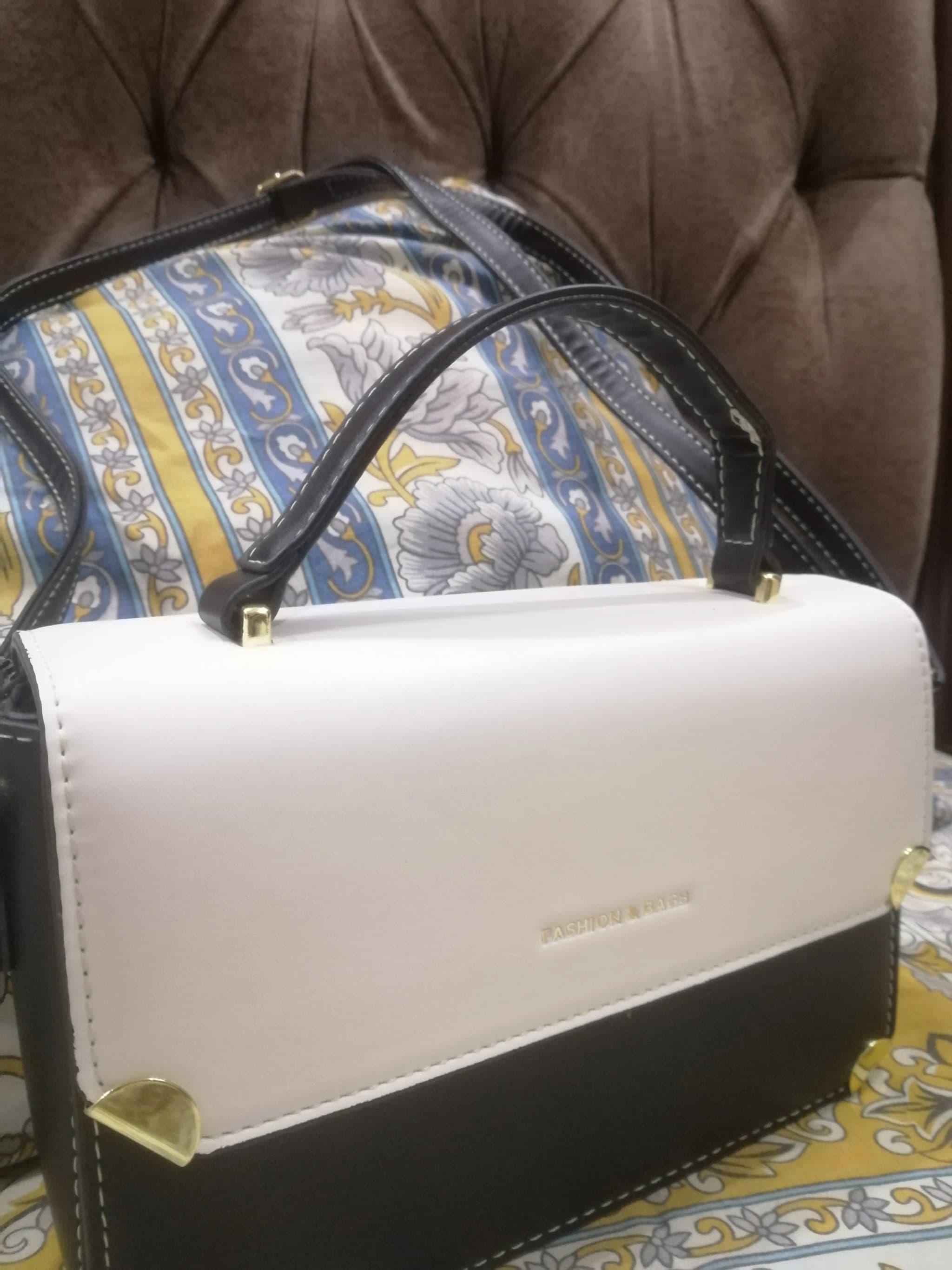 Ayesha with her Elixir handbag