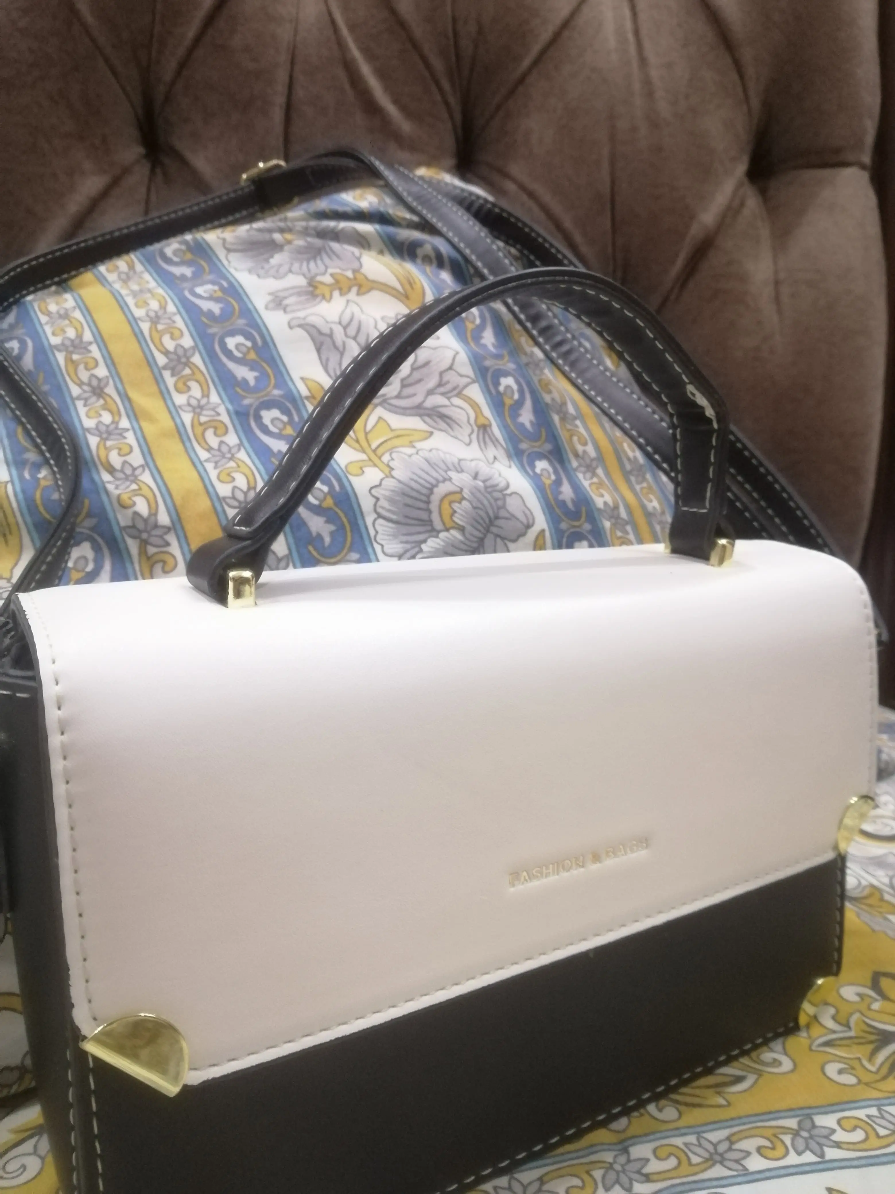 Ayesha with her Elixir handbag