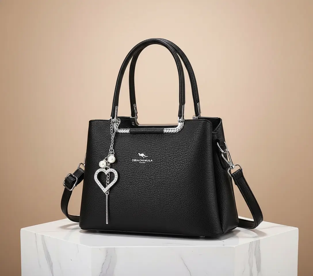 Bella by Elixir - Premium Black Handbag for Women Pakistan