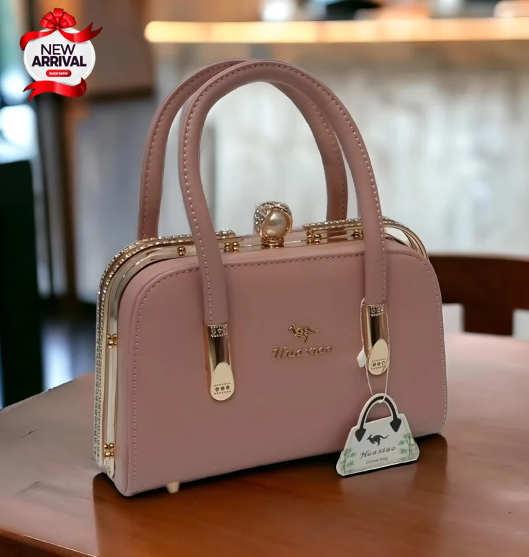 ladies bags - elixir bags - elixir handbags - women bags - handbags in pakistan - bags - pink- hand bags