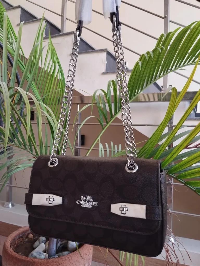coach bags - coach bags in pakistan - coach replica - dark brown - coach bag price in pakistan