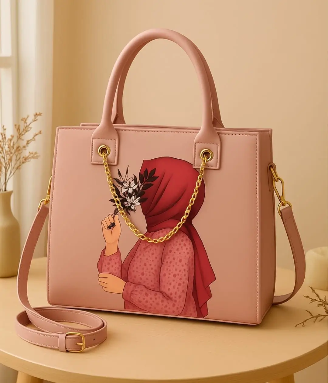 elixir bags - astore bags - shoulder bags - premium bags - stylo bags - pink - ladies bags in pakistan