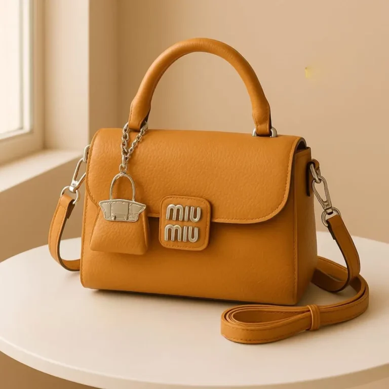 shoulder bags - premium bags - handbags in pakistan - elixir bags - orange