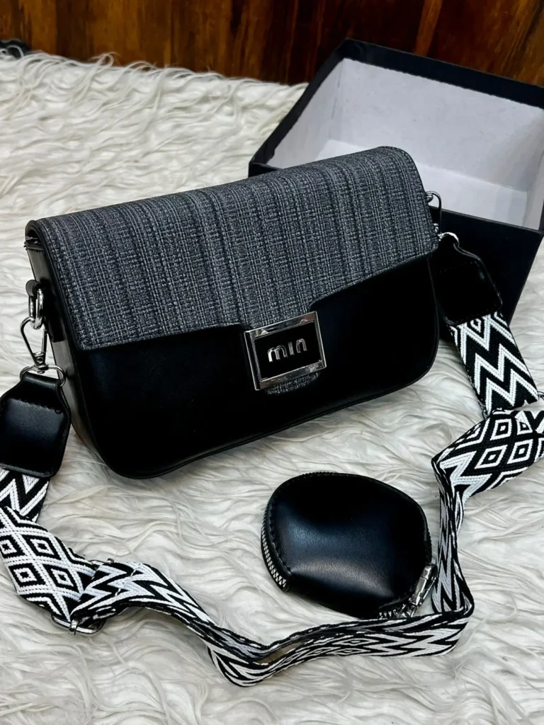 elixir bags - crossbody bags - branded bags in pakistan - black