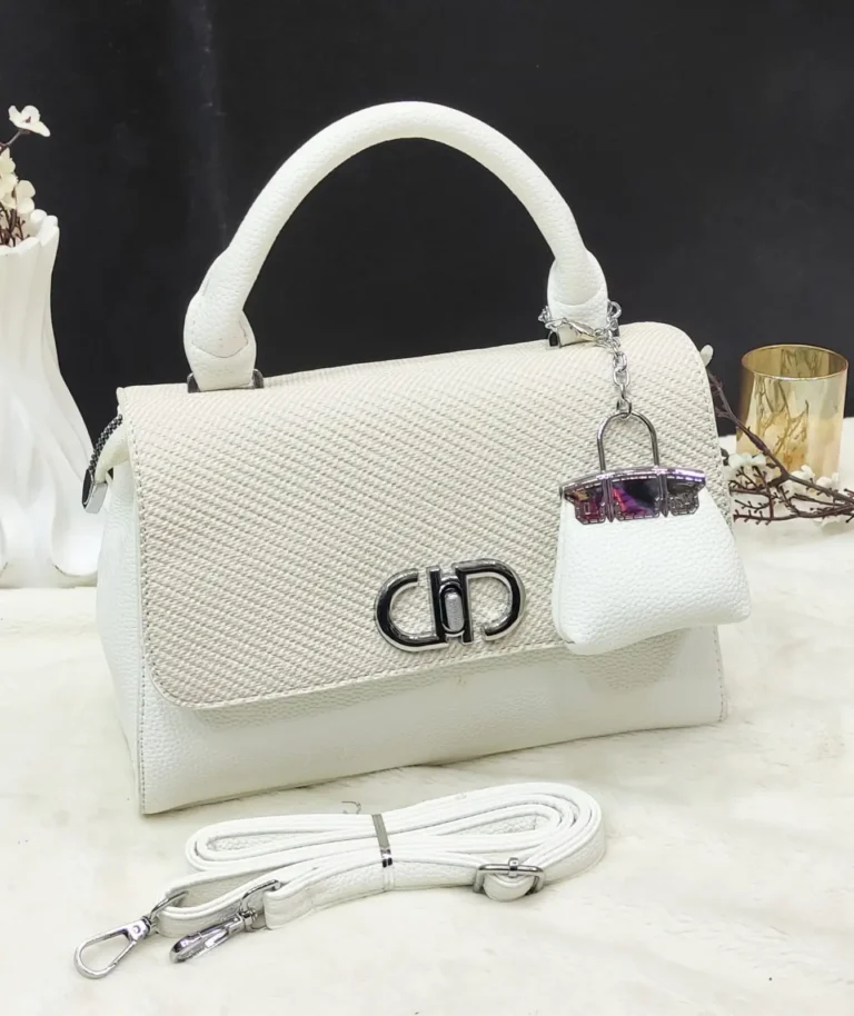 elixir bags - imported handbags - shoulder bag - white - bags brand in pakistan