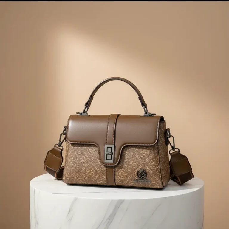 Crossbody bag Pakistan adjustable strap compact design tan color